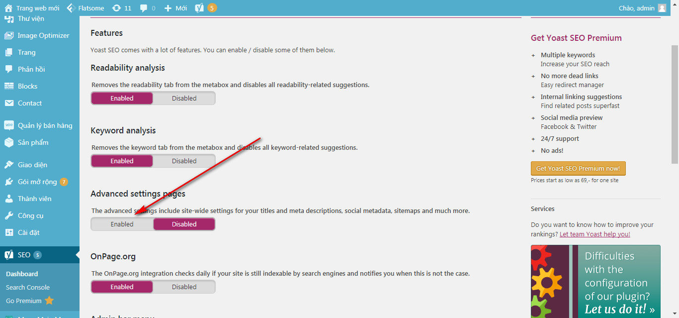 1 lam sao xoa bo nhung slug khong can thiet tren url trang web