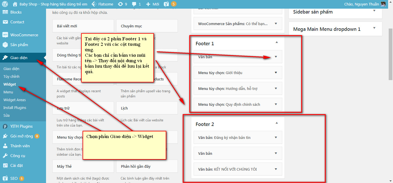 6 lam sao thay doi noi dung footer huong dan thiet ke web de hieu nhat