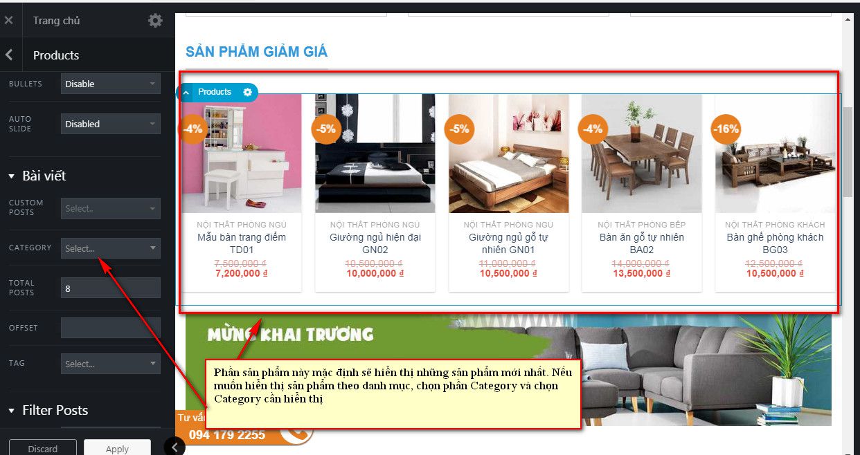 7 lam sao de thay doi banner va text thiet ke website elamweb