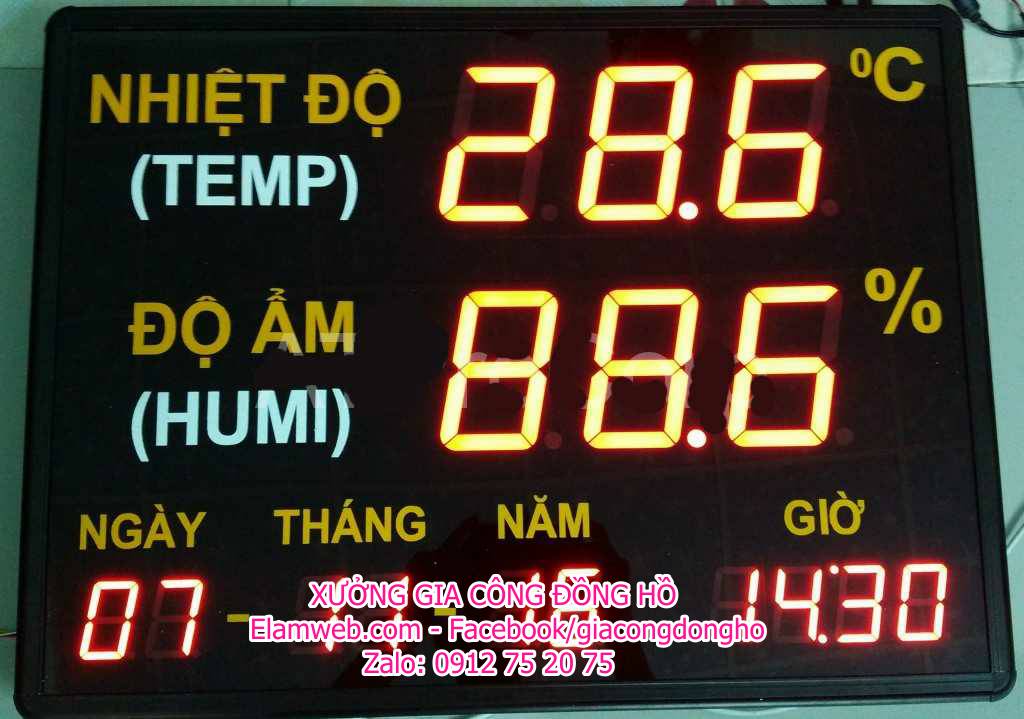 Địa chỉ làm đồng hồ vạn niên led giá tốt tại Vũng Tàu 29 dong ho led van nien