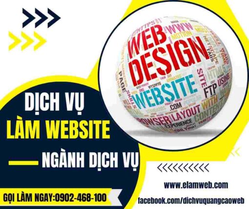 dich vu lam web nganh dich vu